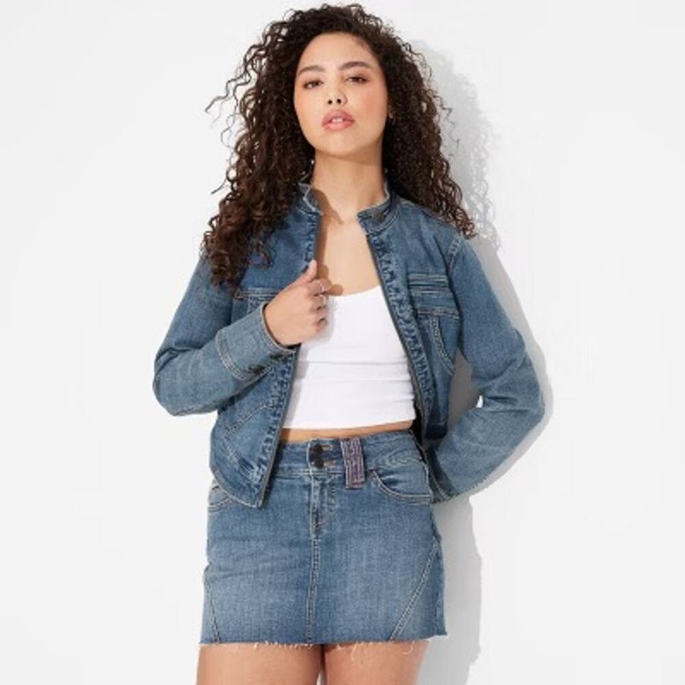 Wild Fable Jean Skirt